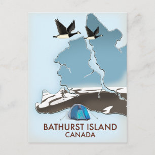 Reise Karte Bathurst Island Kanada