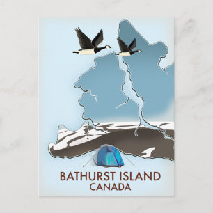 Reise Karte Bathurst Island Kanada
