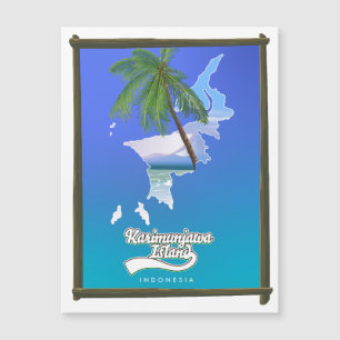 Reise Karte Insel Sumba Indonesien