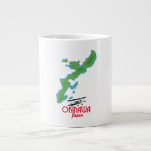 Reise Karte Okinawa Japan Jumbo-Tasse