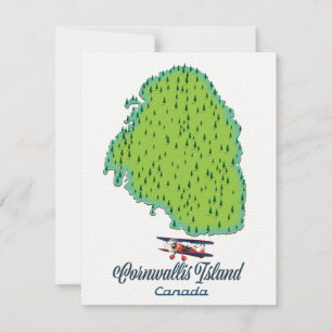 Reise Karte von Cornwallis Island, Kanada