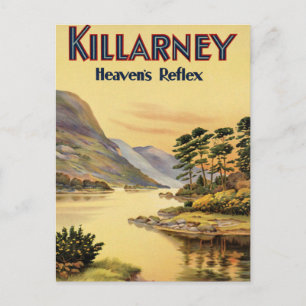 Reise Killarney Irland durch Railways Vintag Postc Postkarte