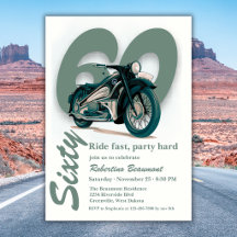 Reise Klassische Motorradfahrt Schnell 60. Geburts