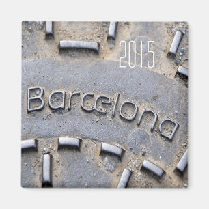 Reise-Kühlschrankmagnet-Änderungs-Jahr Barcelona Magnet