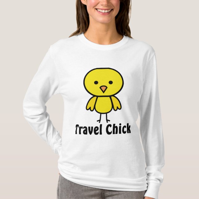 Reise-Küken T-Shirt (Vorderseite)