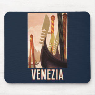 Reise-Kunst Venedig Venezia Italien Venedig Gondel Mousepad