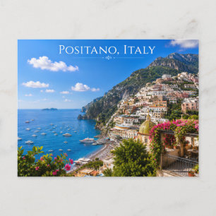 Reise-Kunstprint Amalfi-Küste Sonnentag Postkarte