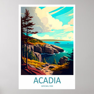 Reise-Kunstwandbild Acadia National Park Acadia Poster