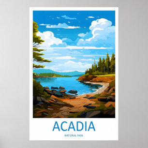 Reise-Kunstwandbild Acadia National Park Acadia Poster