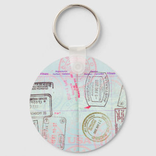 REISE-LIEBHABER-REISENDER DURCHLAUF, REISEND-PASS SCHLÜSSELANHÄNGER