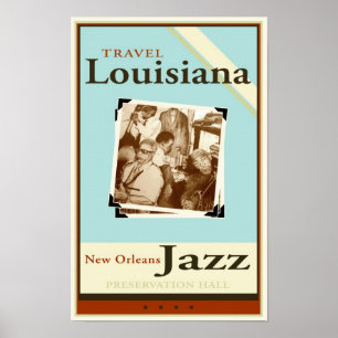 Reise Louisiana Poster