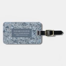 REISE LUGGAGE TAG : WILLIAM MORRIS : JASMINE