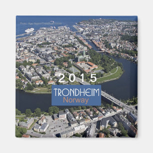 Reise-Magnet-Änderungs-Jahr Trondheims Norwegen Magnet