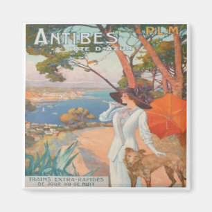 Reise-Magnet im Vintage-Poster-Stil Magnet