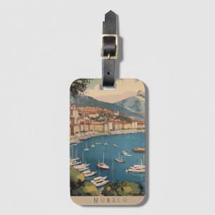 Reise-Marker für die Französische Riviera Gepäckanhänger
