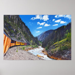 Reise mit dem historischen Zug in Colorado Poster