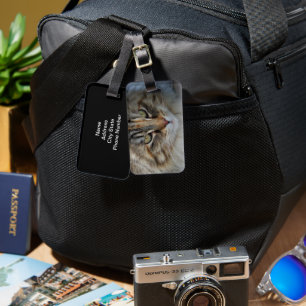 Reise mit Katze/ Katzenliebhaber  Gepäckanhänger