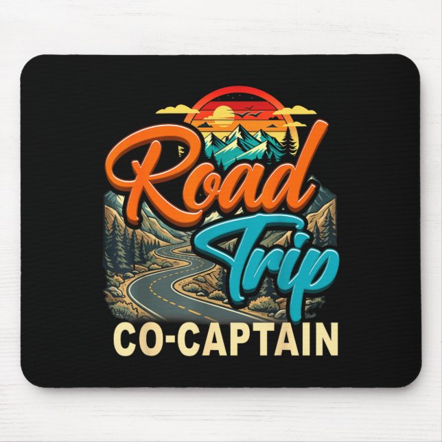 Reise-Mitkapitän Familie Camping Mousepad (Vorne)