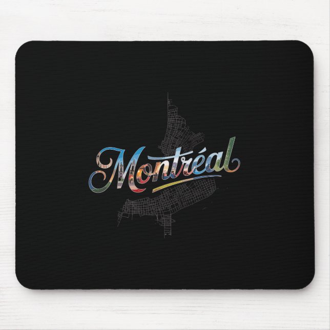 Reise Montreal Quebec Kanada Urlaub  Mousepad (Vorne)