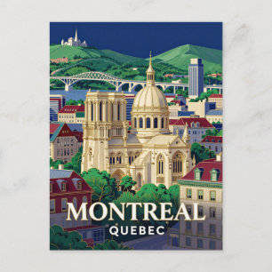 Reise Montreal Quebec Stadtlandschaft ✨ Postkarte