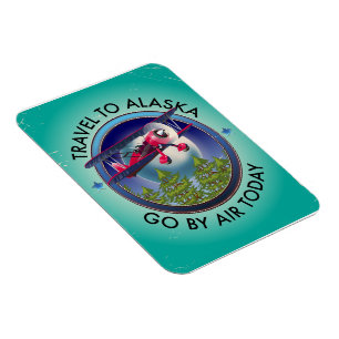 Reise nach Alaska Magnet