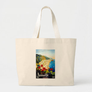 Reise nach Amalfi Italien Europa Vintage Jumbo Stoffbeutel