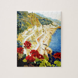 Reise nach Amalfi Italien Europa Vintage Puzzle