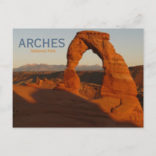 Reise nach Arches National Park Postkarte