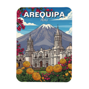 Reise nach Arequipa Peru Magnet