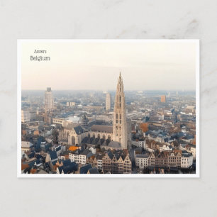 Reise nach Belgien Antwerpen vintage retro  Postkarte