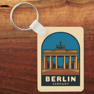 Reise nach Berlin Deutschland Brandenburger Tor im Schlüsselanhänger