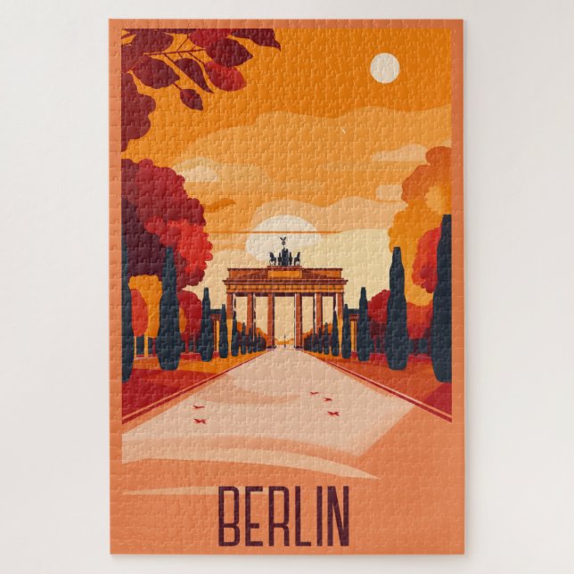 Reise nach Berlin Puzzle (Vertikal)