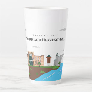 Reise nach Bosnien und Herzegowina Milchtasse