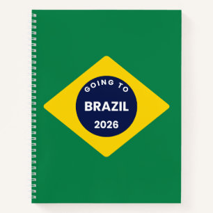 Reise nach Brasilien 2026 Notizbuch