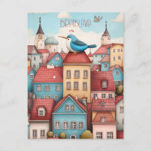 Reise nach Bratislava Slowakei Postkarte