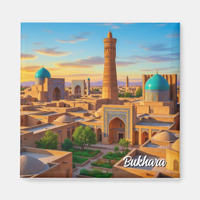 Reise nach Buchara Usbekistan Magnet (Vorne)