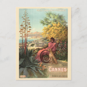 Reise nach Cannes Frankreich Französische Riviera  Postkarte