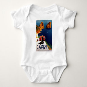 Reise nach Capri Italien Vintage Baby Strampler