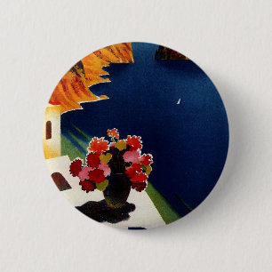 Reise nach Capri Italien Vintage Button