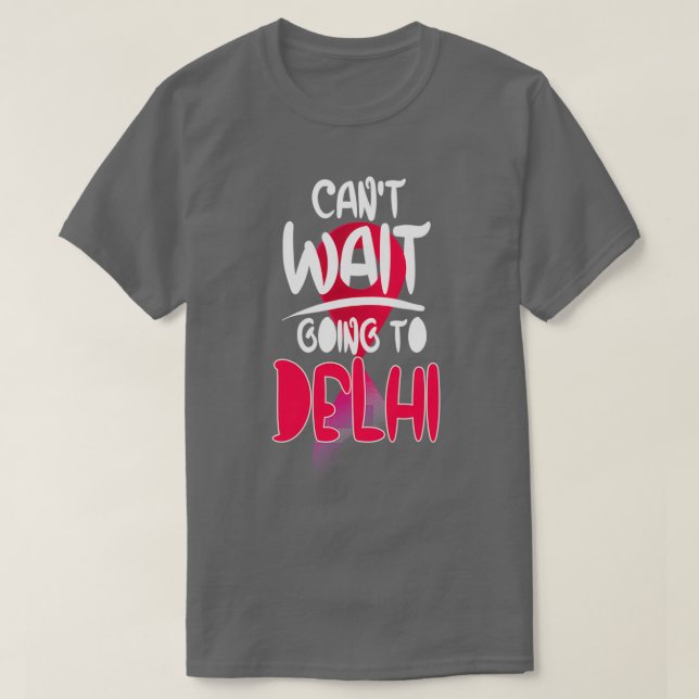Reise nach Delhi T-Shirt (Design vorne)