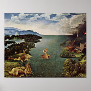 Reise nach der Unterwelt durch Joachim Patinir Poster