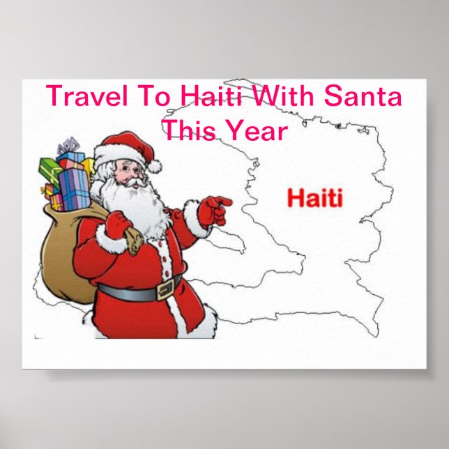 REISE NACH HAITI MIT SANTA IN DIESEM JAHR POSTER (Vorne)