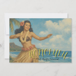 Reise nach Hawaii im Vintage-Stil