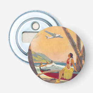 Reise nach Hawaii im Vintage-Stil Flaschenöffner