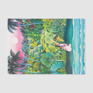 Reise nach Hawaii im Vintage-Stil Seidenpapier