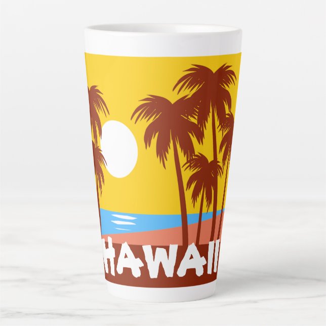 Reise nach Hawaii Milchtasse (Vorderseite)