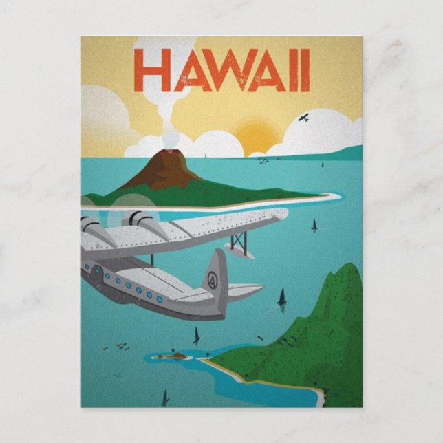Reise nach Hawaii Postkarte (Vorderseite)