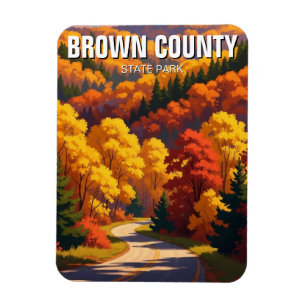 Reise nach Indiana Brown County State Park Magnet