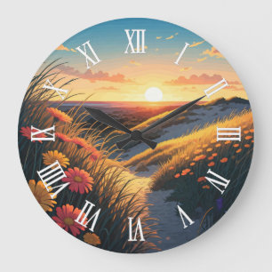 Reise nach Indiana Dunes National Park Große Wanduhr