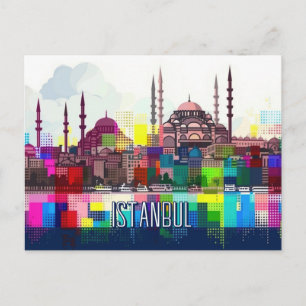 Reise nach Istanbul Postkarte